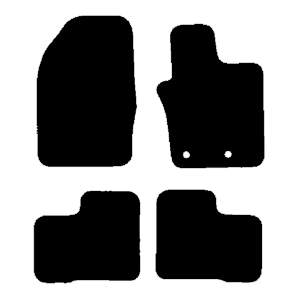 Fiat 500X 2020 to Current Clips only in drivers Car Mats
